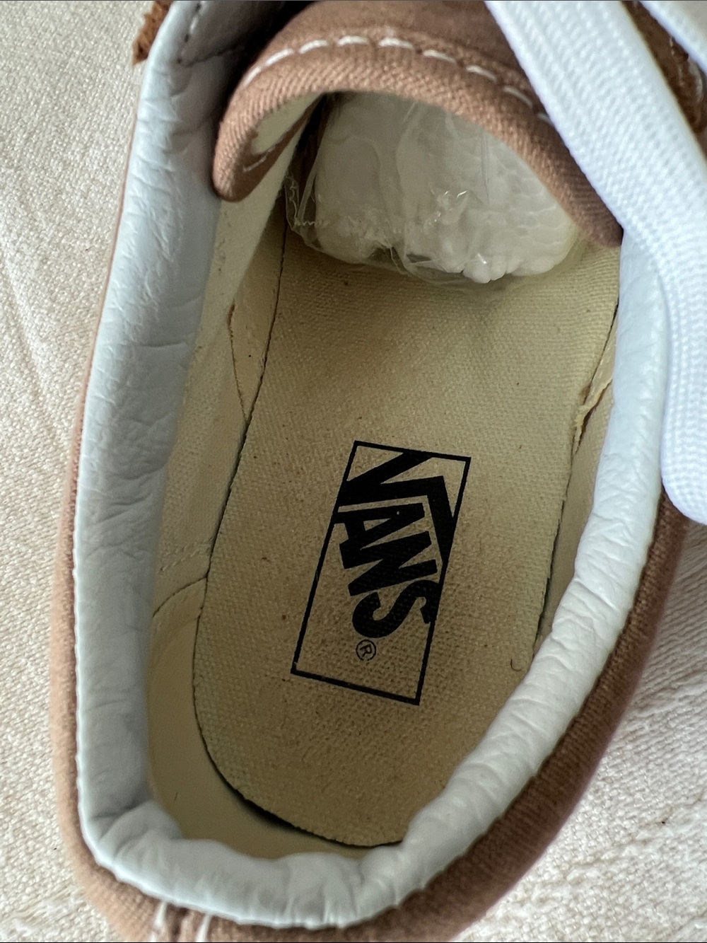 Vans Unisex Old Skool Brown Suede Low-Top Sneakers with White Side Stripe - Picture 7 of 11